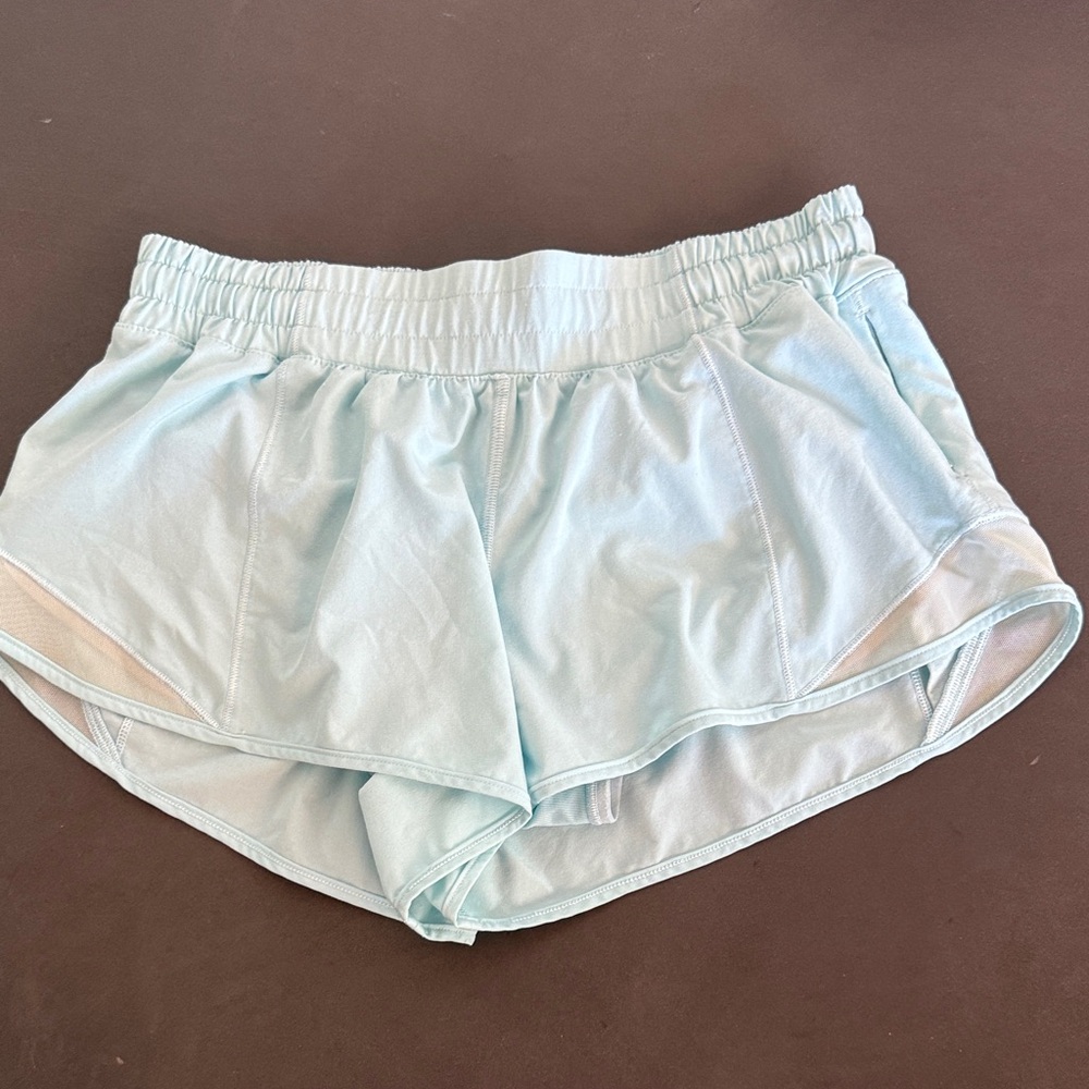Lululemon Athletica Light Blue Athletic Shorts